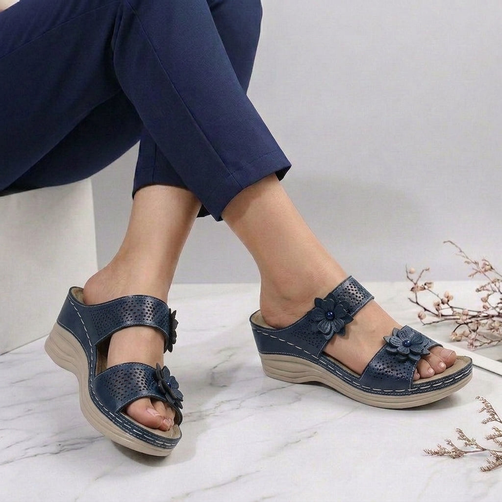 Chaussures Confortables à Bout Rond en PU