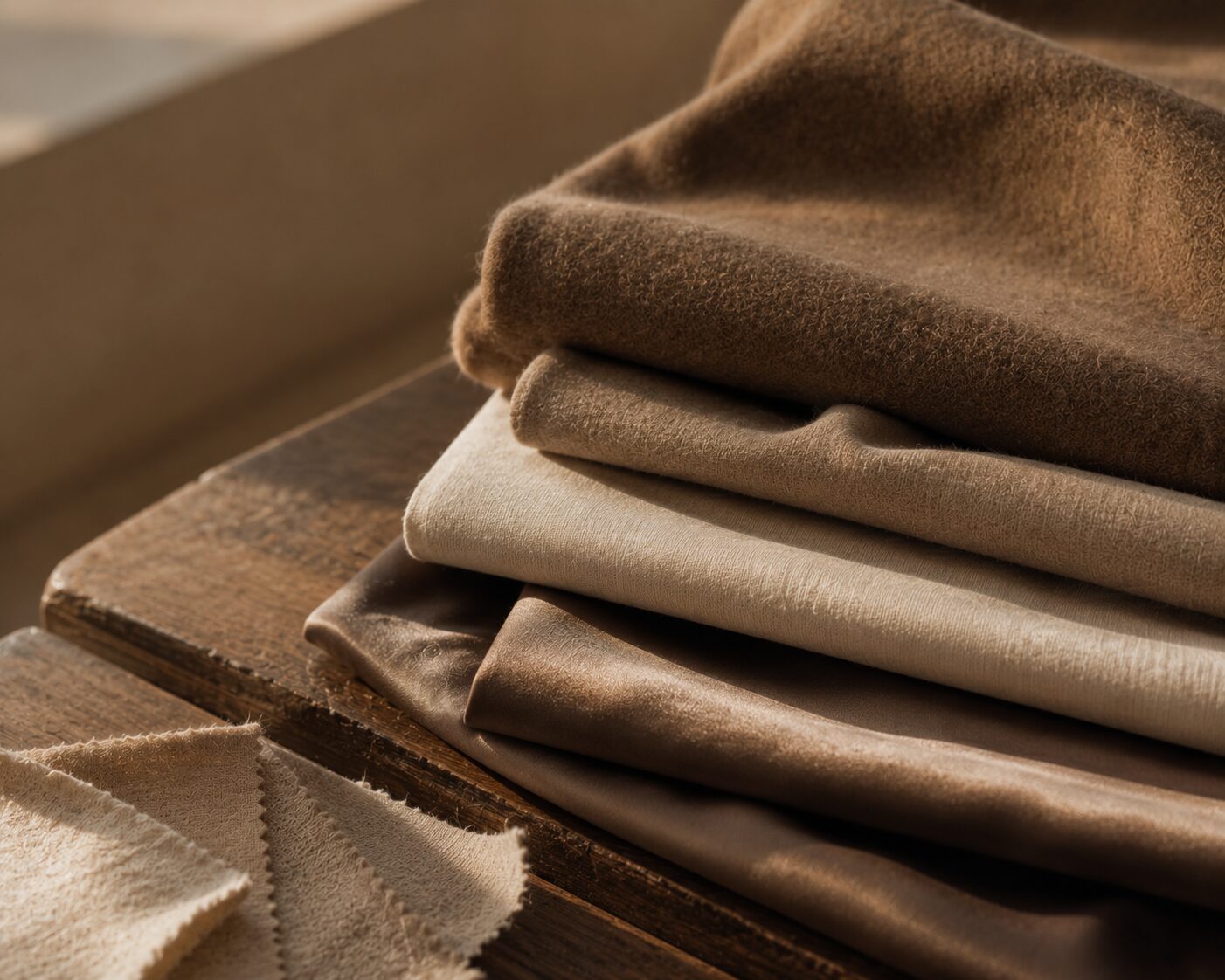 Honest fabrics, sourced with care.