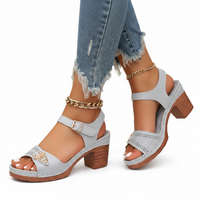 Summer Plus Size High Heel Sandals