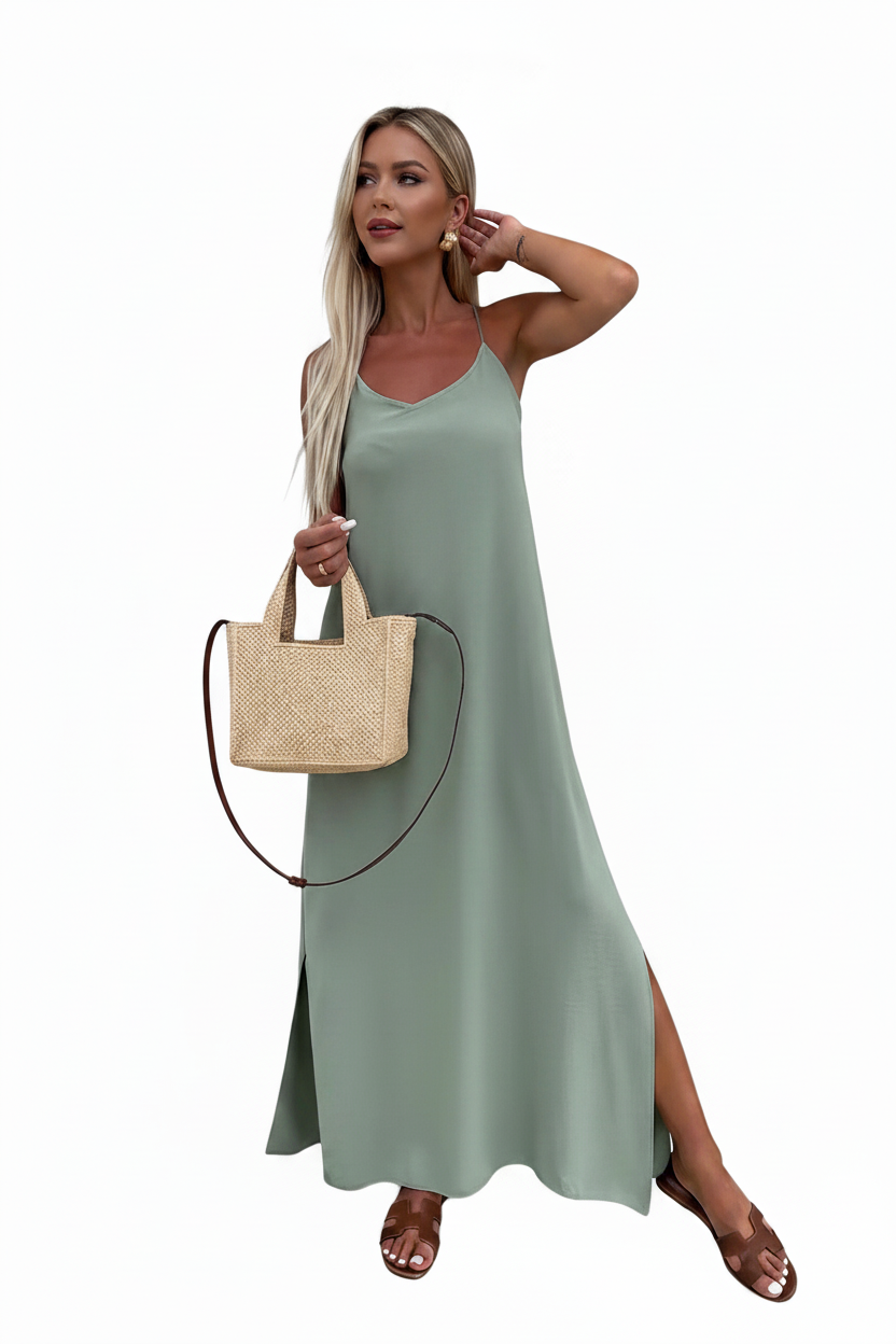 Loose Suspenders Plus Size Holiday Dress Women