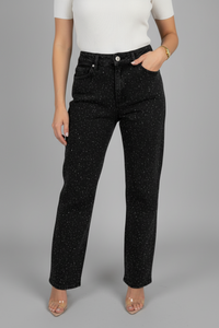 Women's High-end High Waist Straight Personalized Hot Girl High Street Trousers