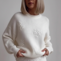 Comfortable And Warm Crew Neck Pullover Sweater