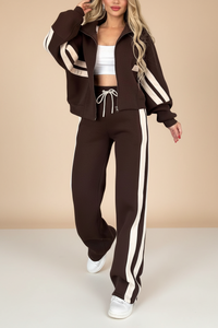 Fashion Two-piece Women's White Sports Suit Loose Sports Shirt Casual Pants Sets Sportswear Women Clothes Tracksuit Women Outfits