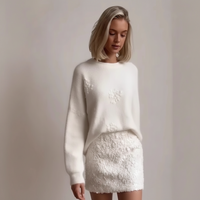 Comfortable And Warm Crew Neck Pullover Sweater