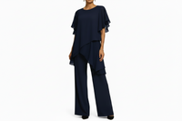 Chiffon Solid Color Loose And Irregular Suit