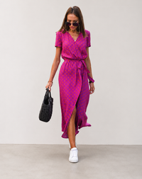 Women's Fashionable Printed Beach Dress