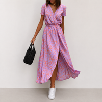 Women's Fashionable Printed Beach Dress