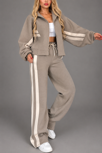 Fashion Two-piece Women's White Sports Suit Loose Sports Shirt Casual Pants Sets Sportswear Women Clothes Tracksuit Women Outfits