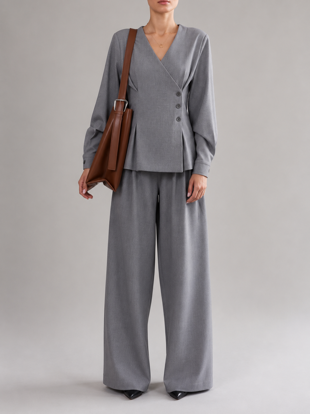 Duo Cache-Cœur & Pantalon Large