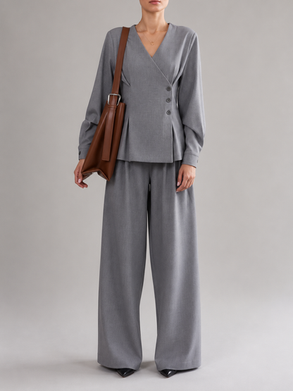 Duo Cache-Cœur & Pantalon Large