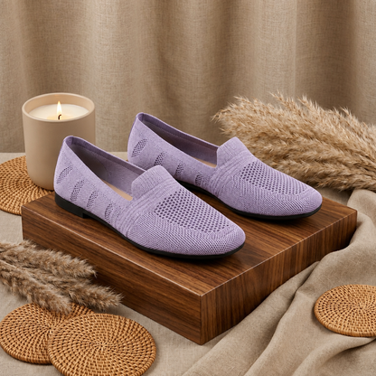 Mocassins pour femme respirants à petit talon – Confort et élégance au quotidien