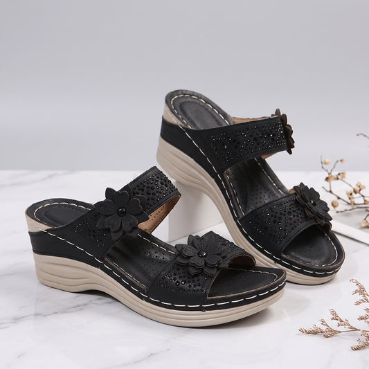 Chaussures Confortables à Bout Rond en PU