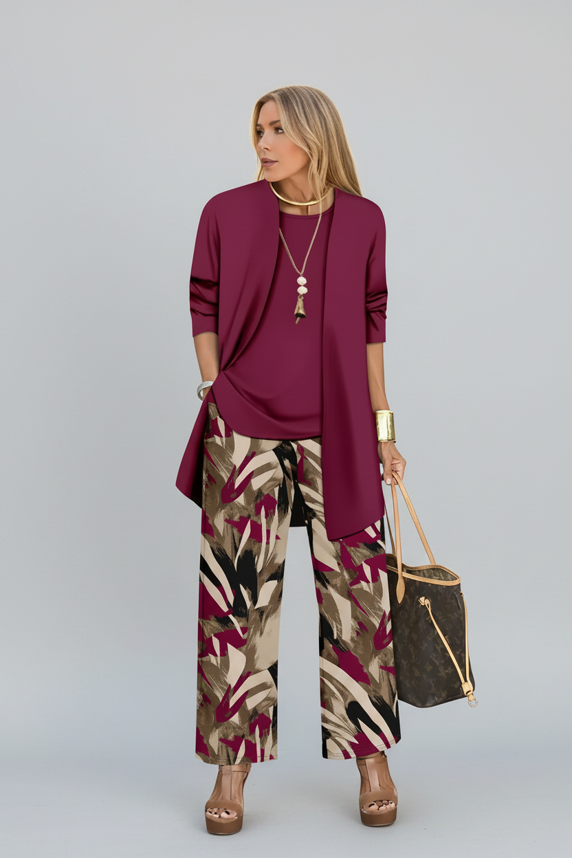 Casual Coat Vest Pants Three-piece Suit