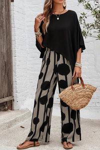 Summer Casual Women's Trousers Suit