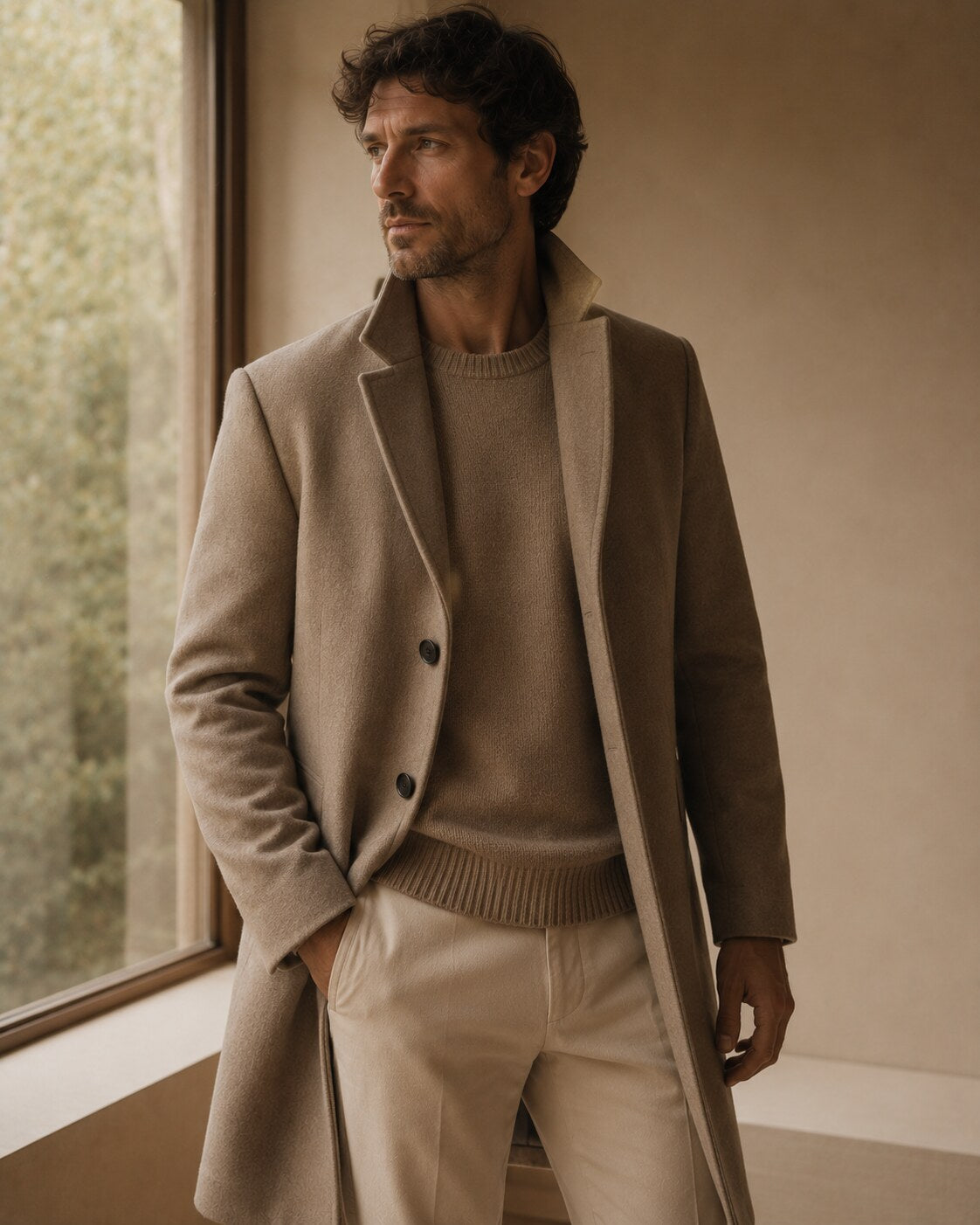 Wool Overcoat — Vllora Men